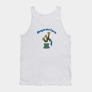 Aquarius - Zodiac Lovely Universe tree Tank Top